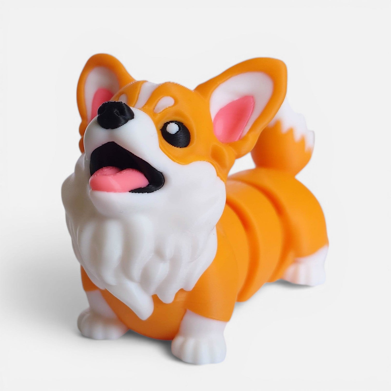 3D printed corgi puppy
