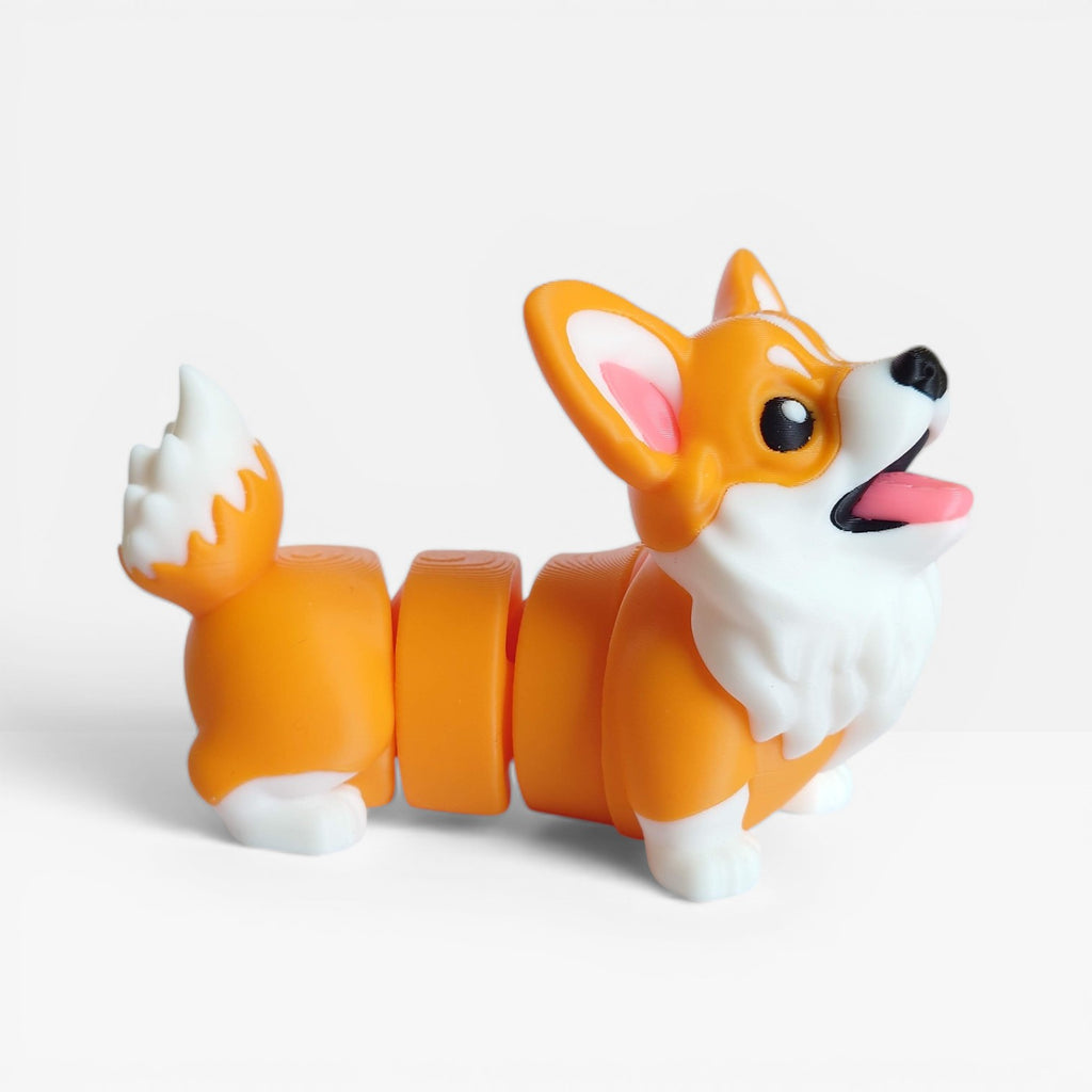 3D printed corgi puppy