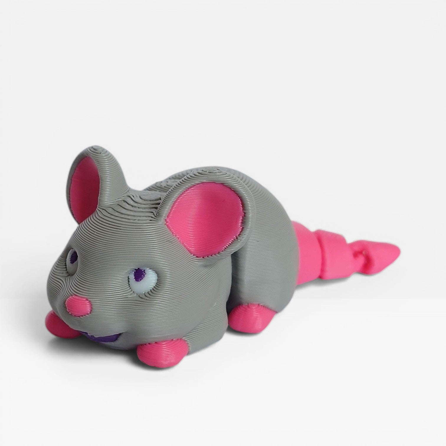 3D printed mouse with magnet – a cute decoration for the fridge 
