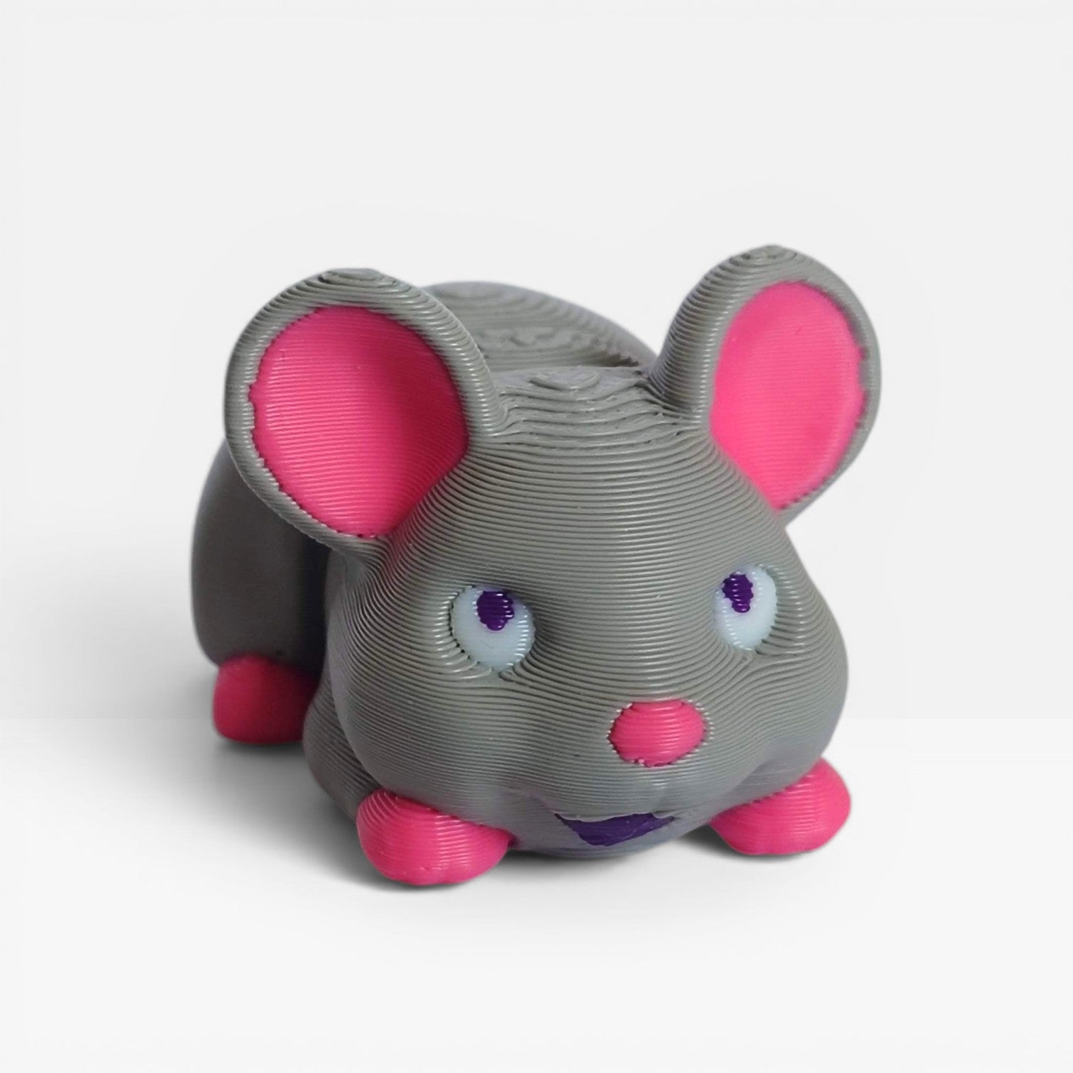 3D printed mouse with magnet – a cute decoration for the fridge 
