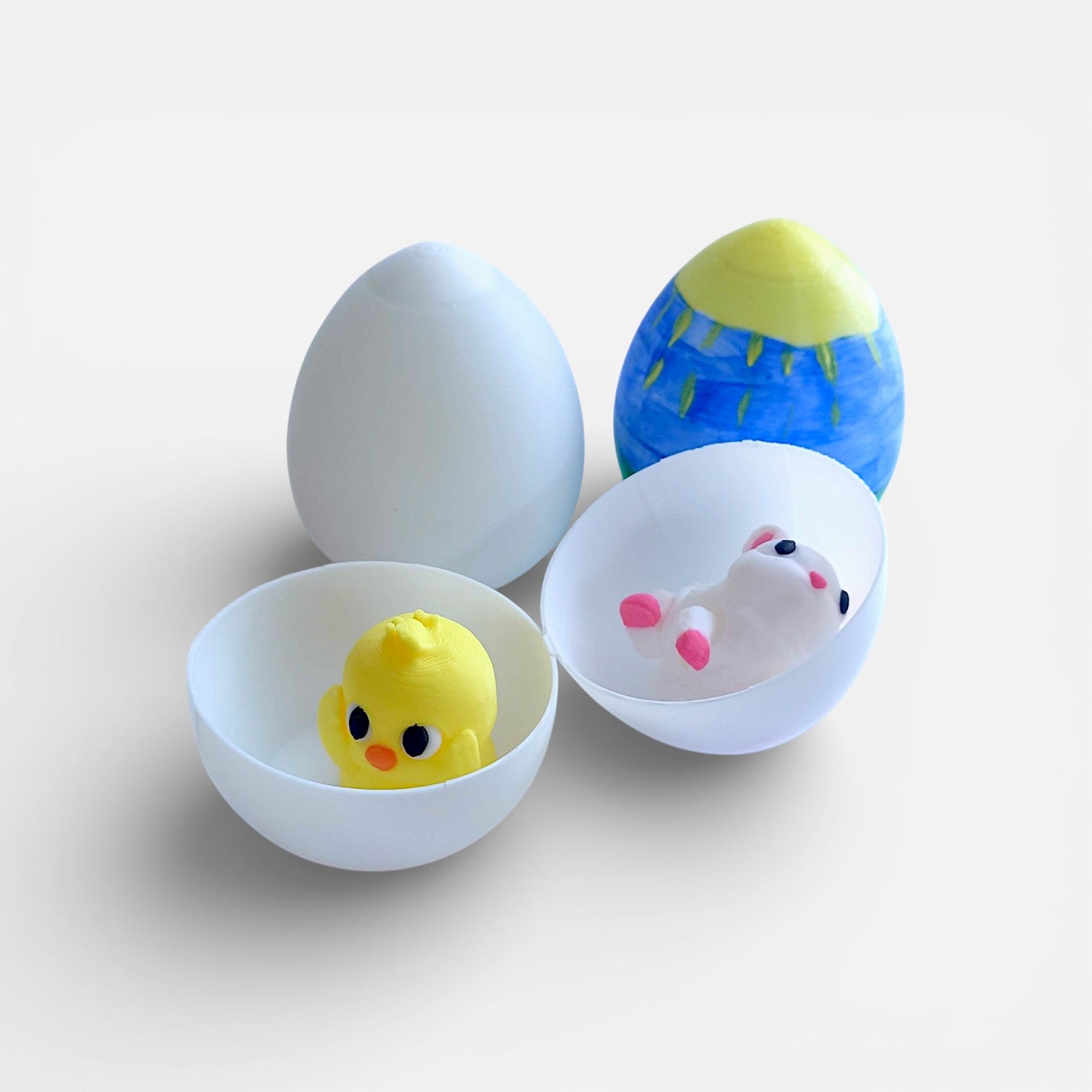 3D Printed Easter Egg with Toy Inside 