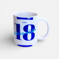 Personalized mug "18" - a name mug for the 18th birthday