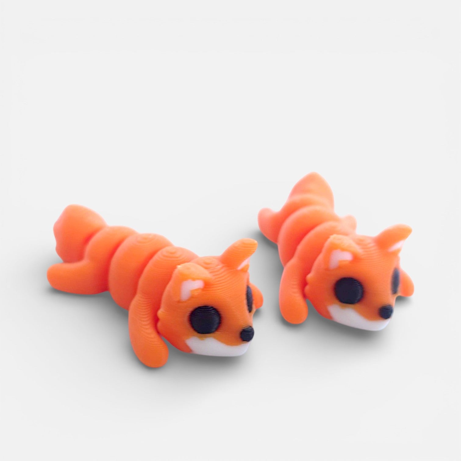 Small 3D printed fox – fidget toy