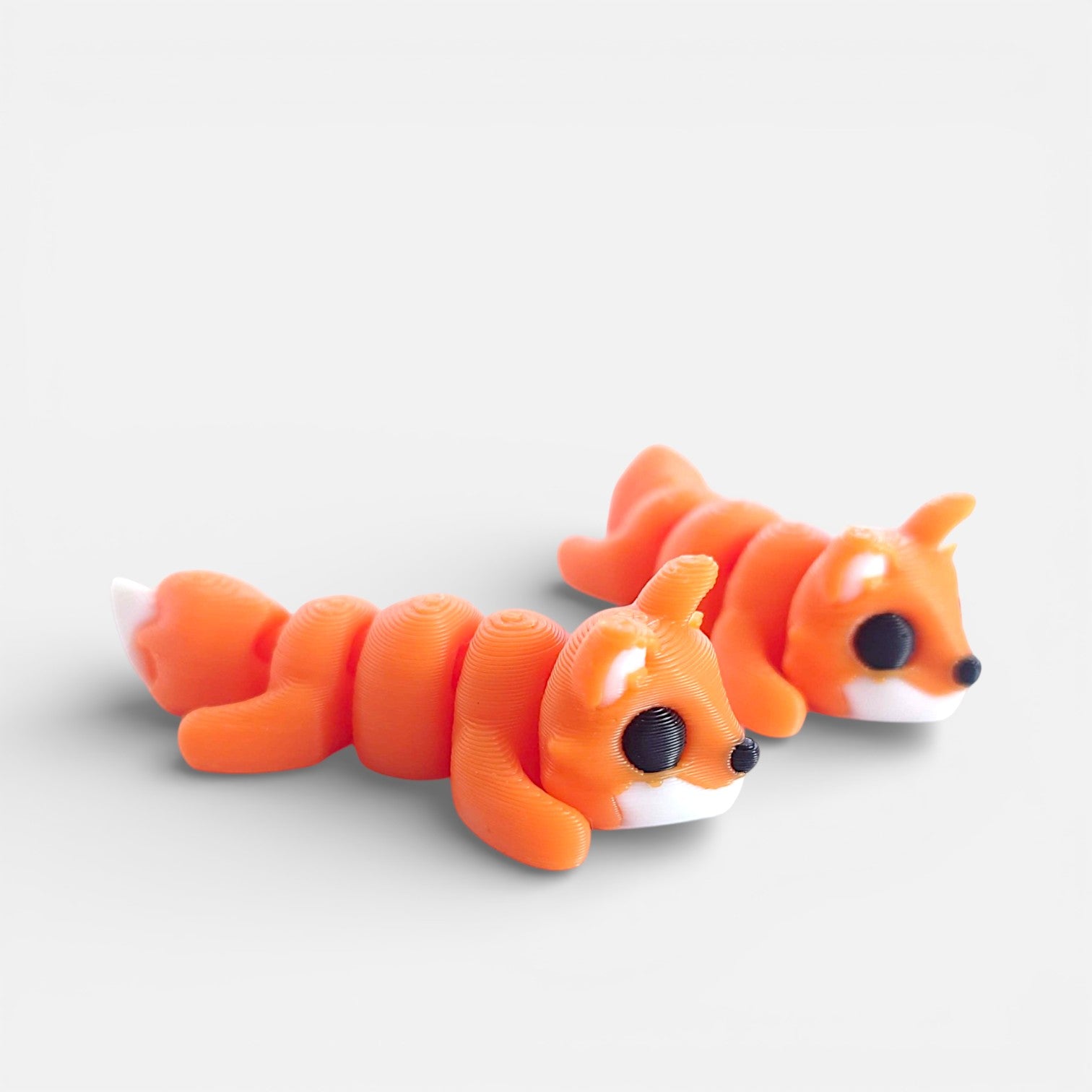 Small 3D printed fox – fidget toy