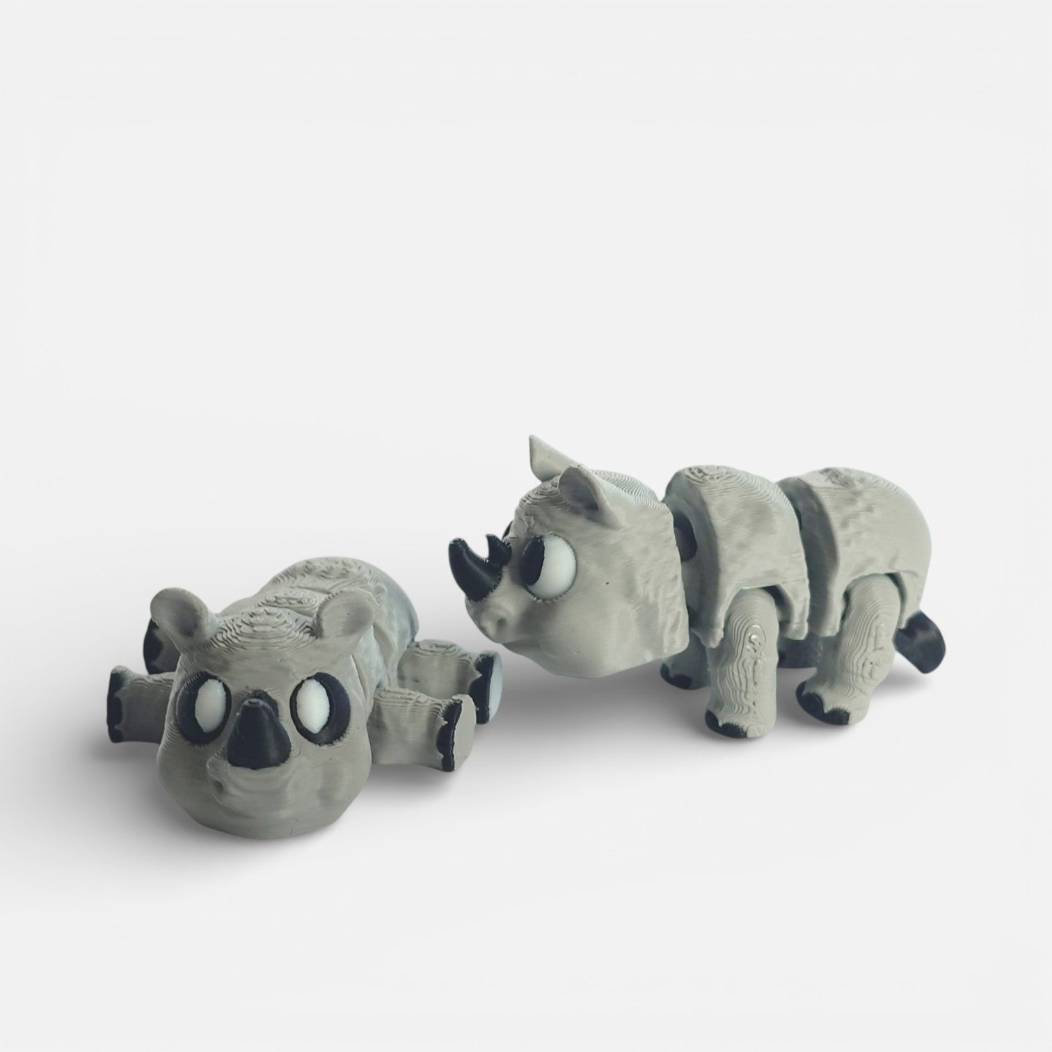 3D-printed mini rhinoceros