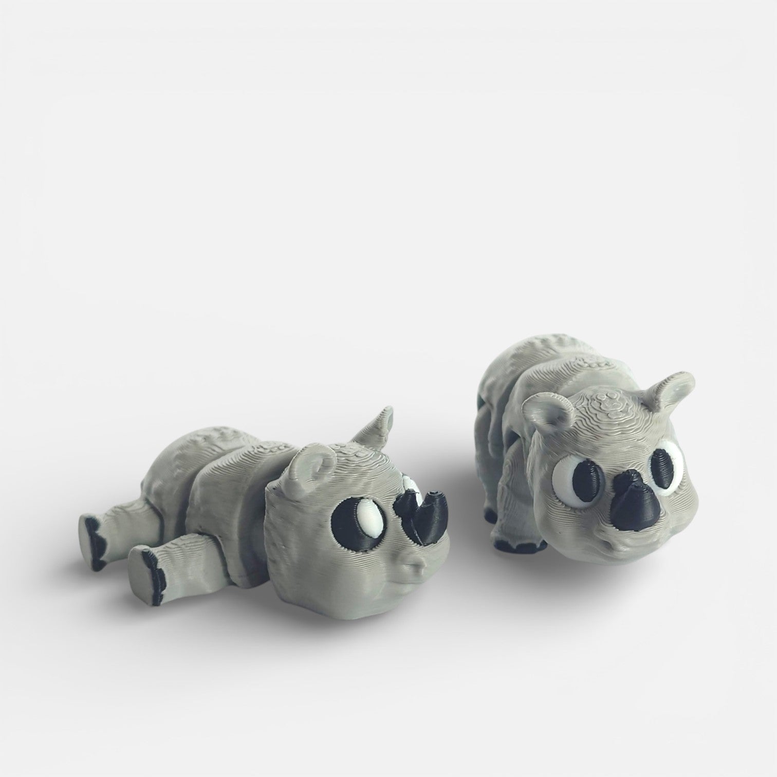 3D-printed mini rhinoceros