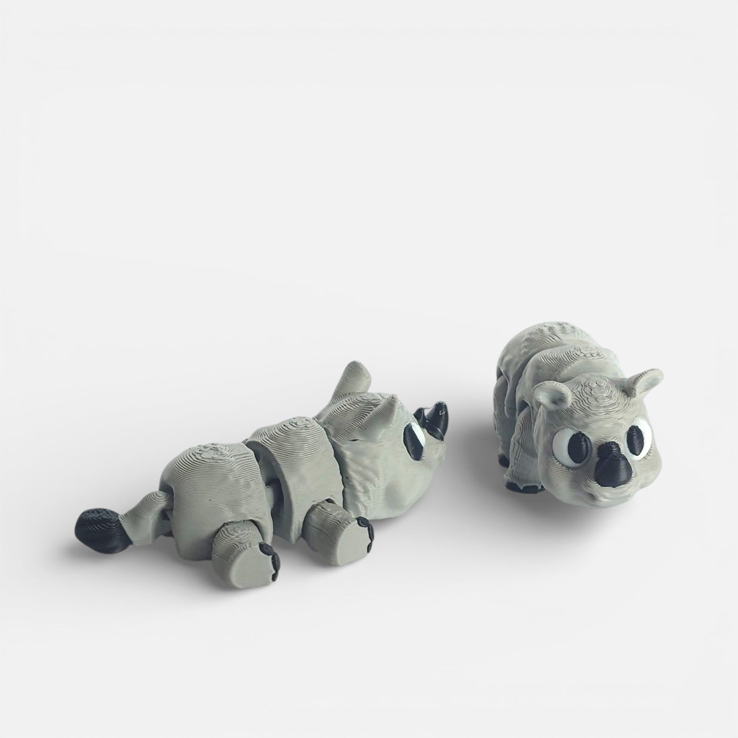 3D-printed mini rhinoceros