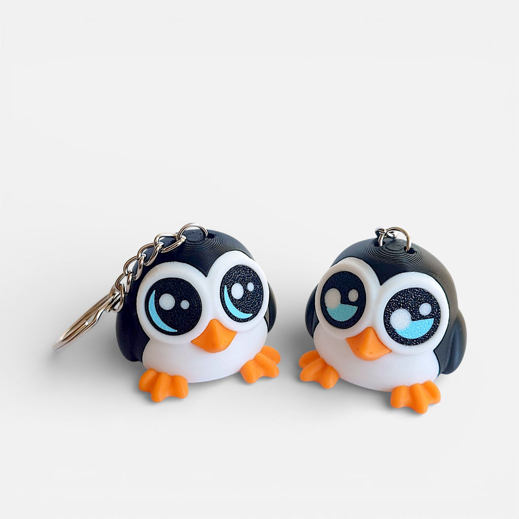 3D printed penguin – pendant with a spinner