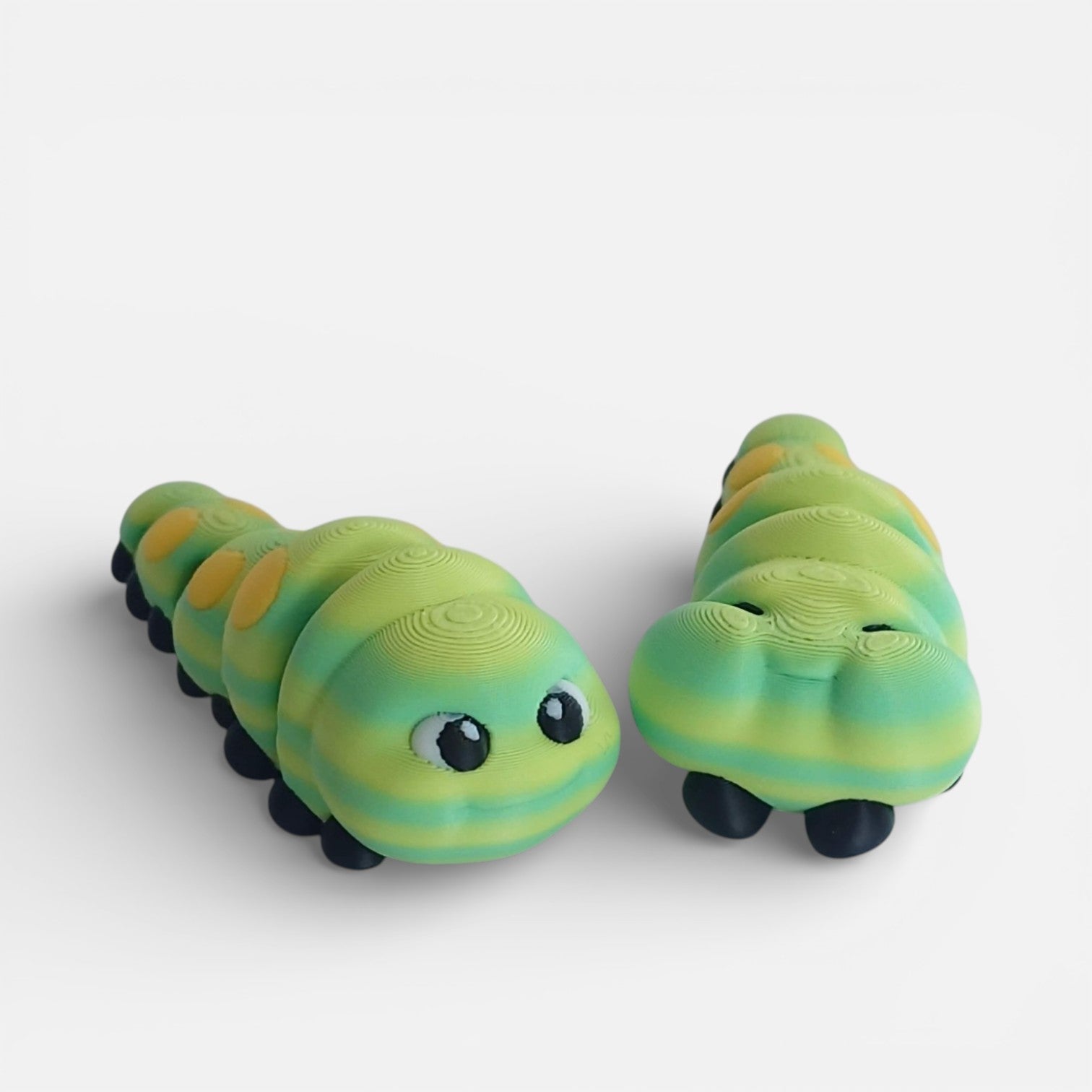 3D printed caterpillar magnet – fidget