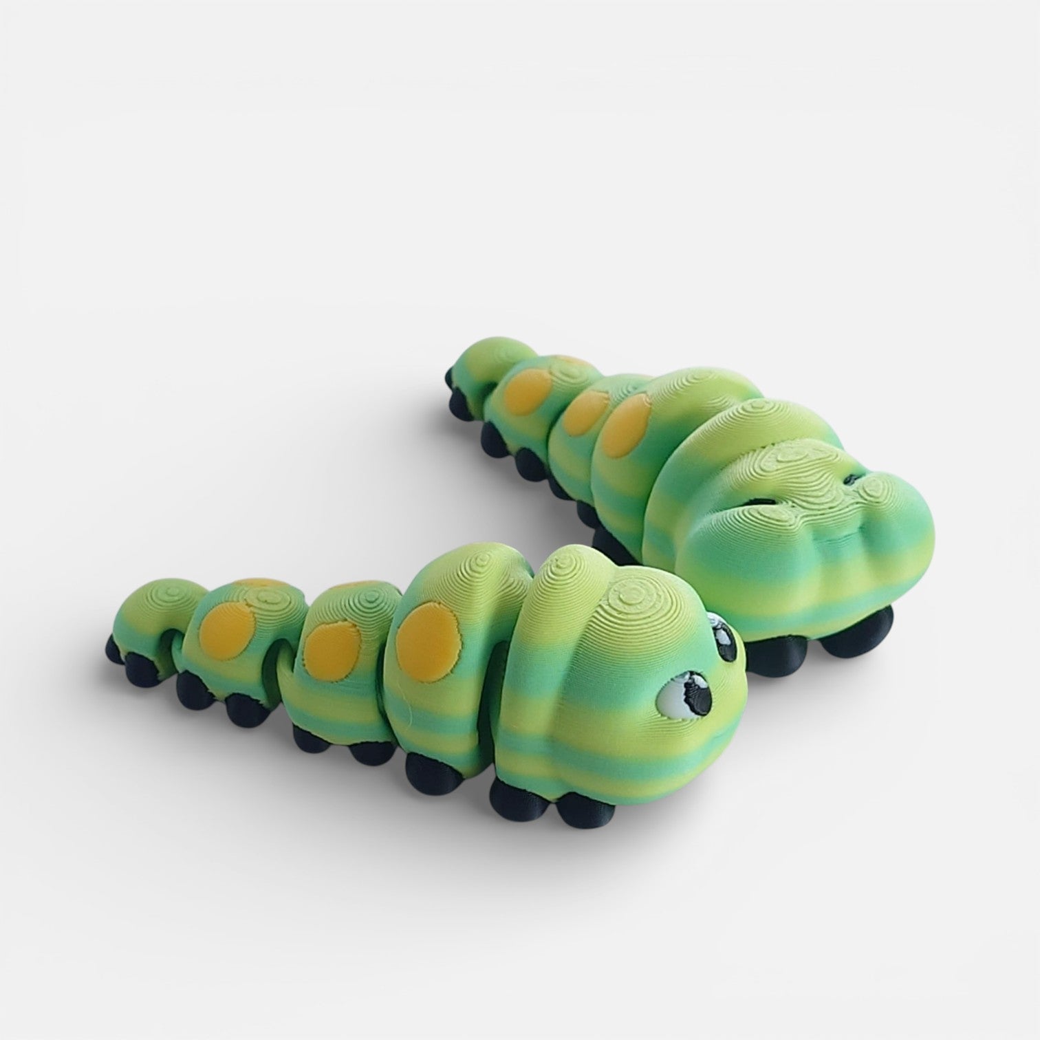 3D printed caterpillar magnet – fidget
