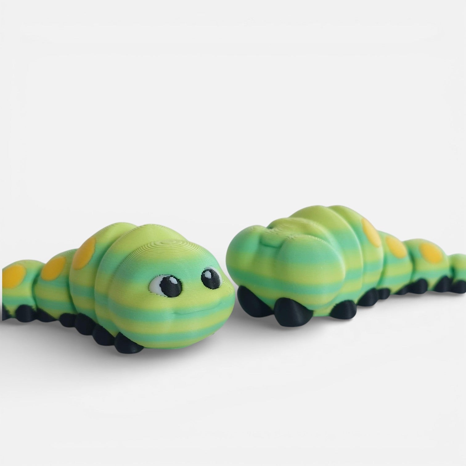3D printed caterpillar magnet – fidget