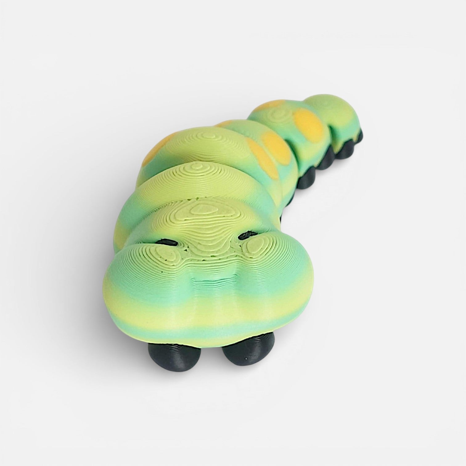 3D printed caterpillar magnet – fidget