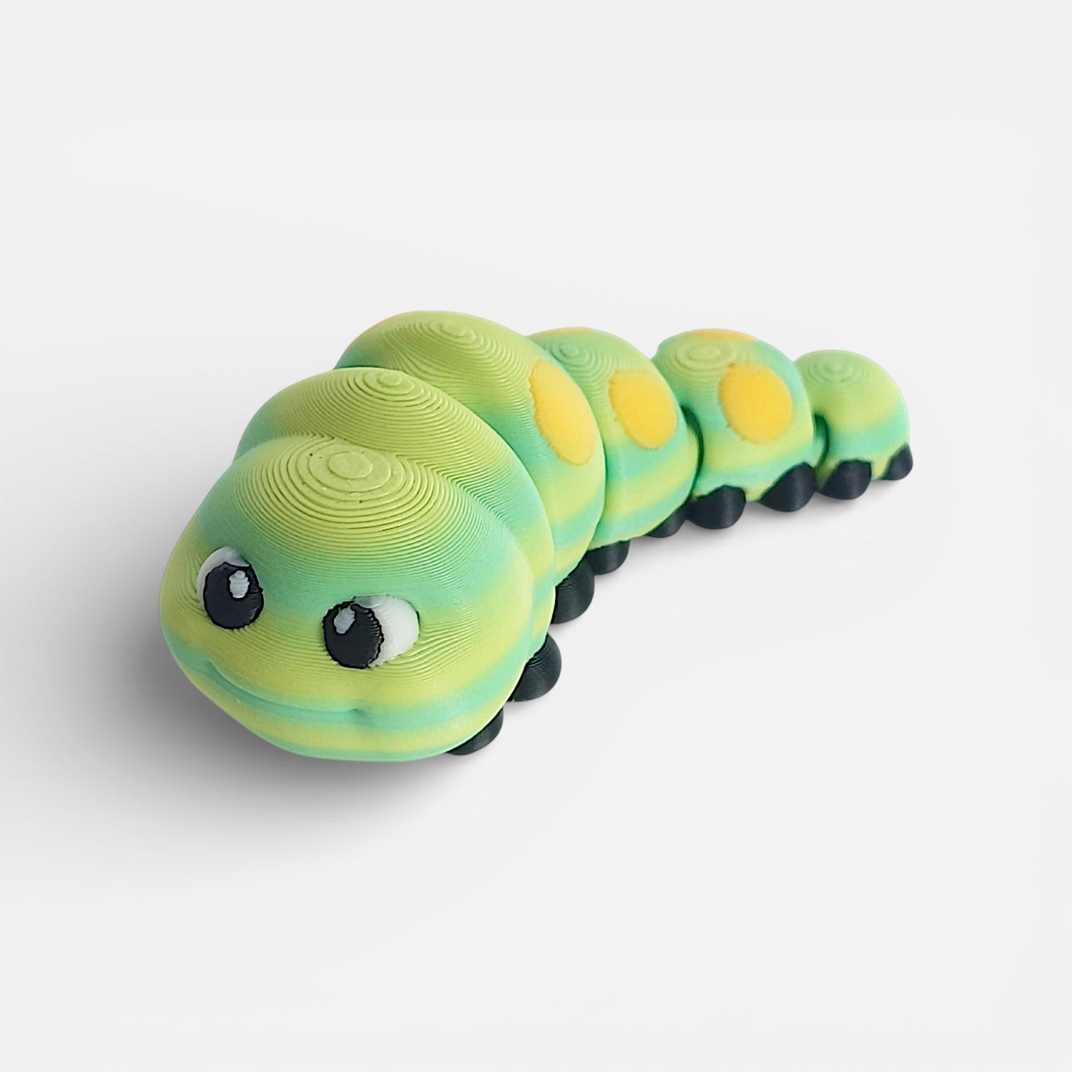 3D printed caterpillar magnet – fidget