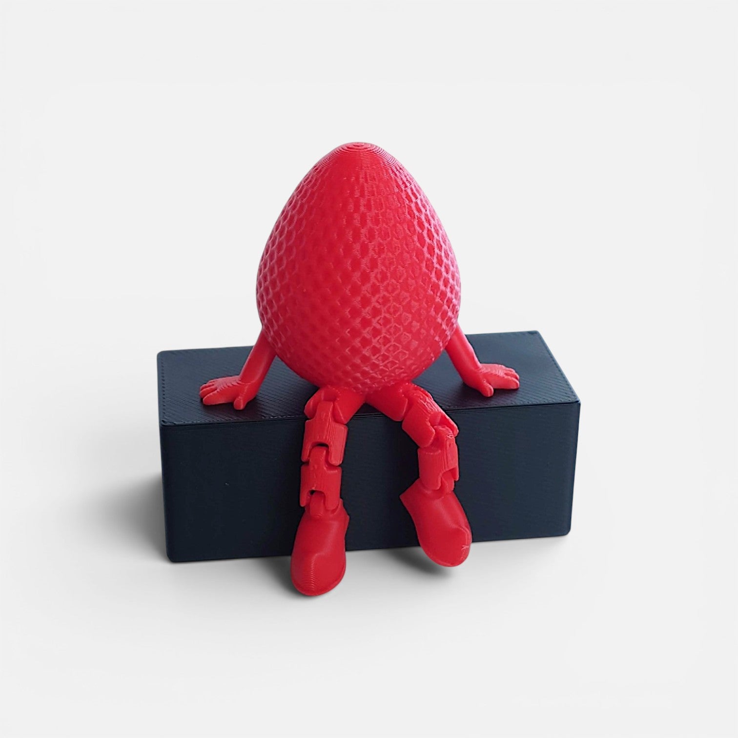 3D printed egg person – a toy with legs