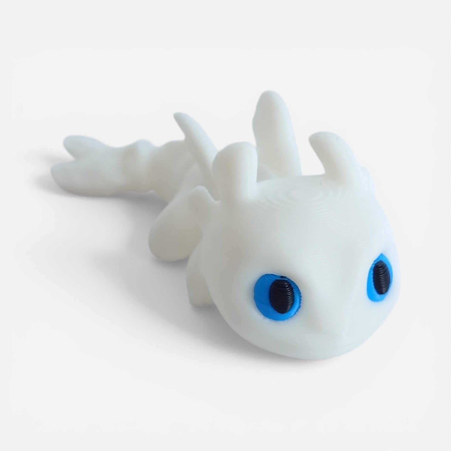 This is a pair of 3D printed dragons – Night Fury and Light Fury