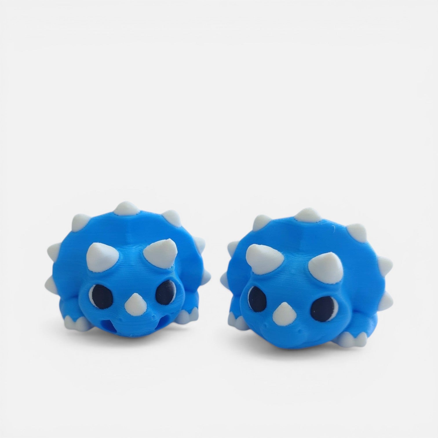 3D Printed Blue Triceratops