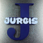 Personalized 3D-Printed Letter Monogram