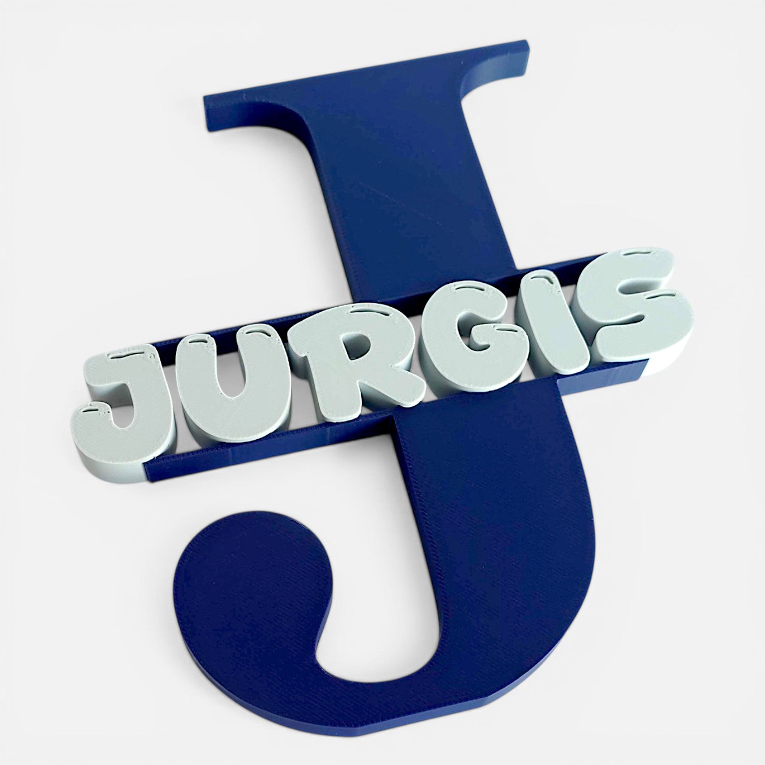 Personalized 3D-Printed Letter Monogram