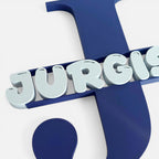 Personalized 3D-Printed Letter Monogram