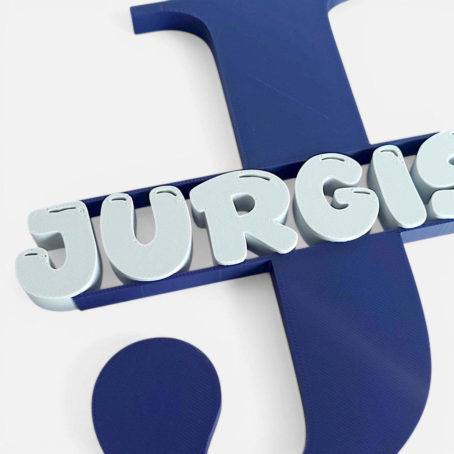Personalized 3D-Printed Letter Monogram