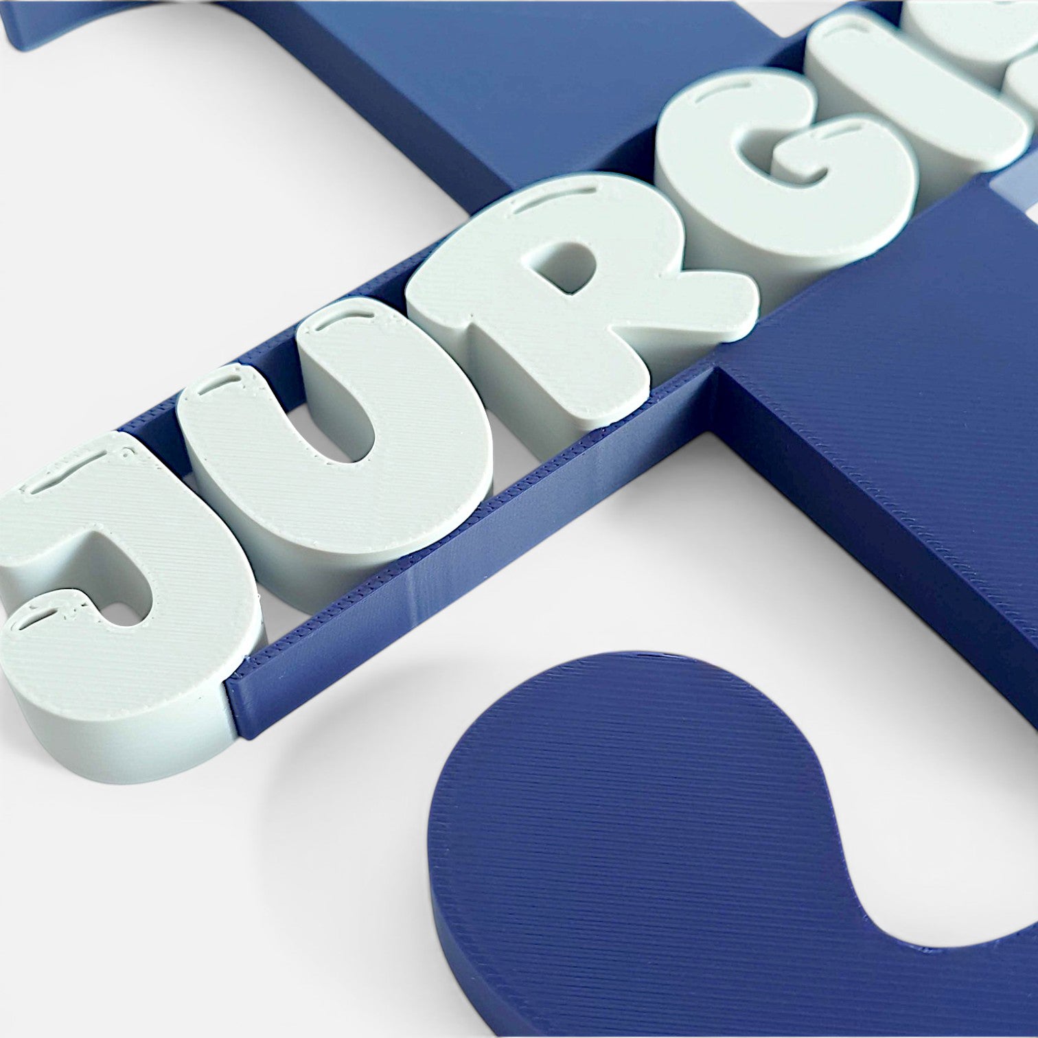 Personalized 3D-Printed Letter Monogram