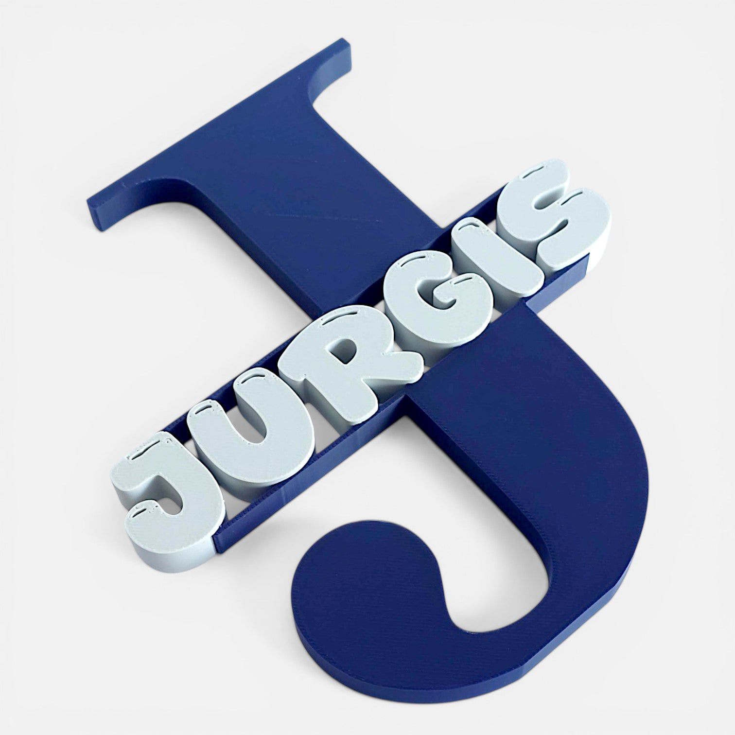 Personalized 3D-Printed Letter Monogram