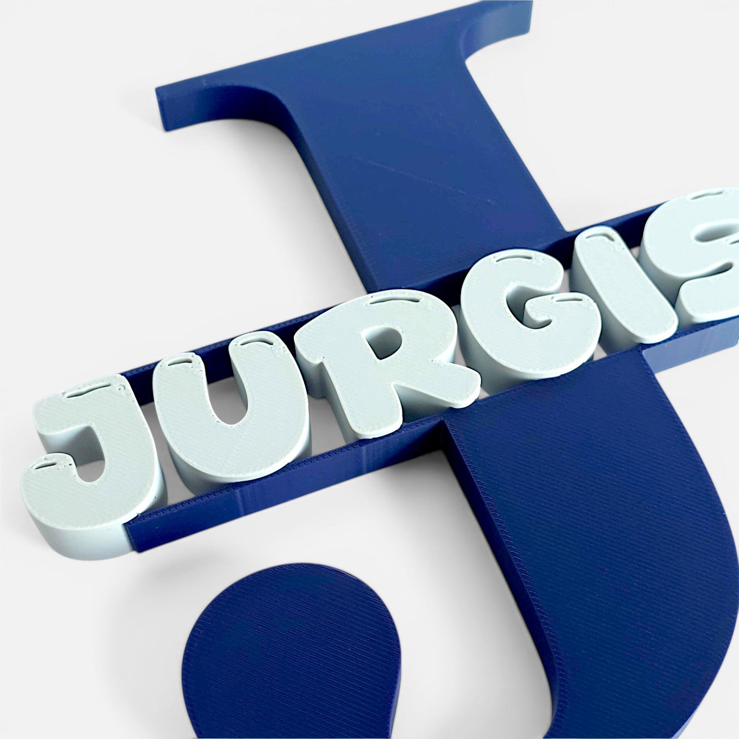 Personalized 3D-Printed Letter Monogram