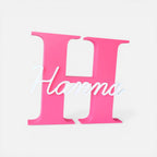 Personalized 3D printed monogram – name decoration
