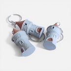 Castle tower pendant, 3D mini tower for keys