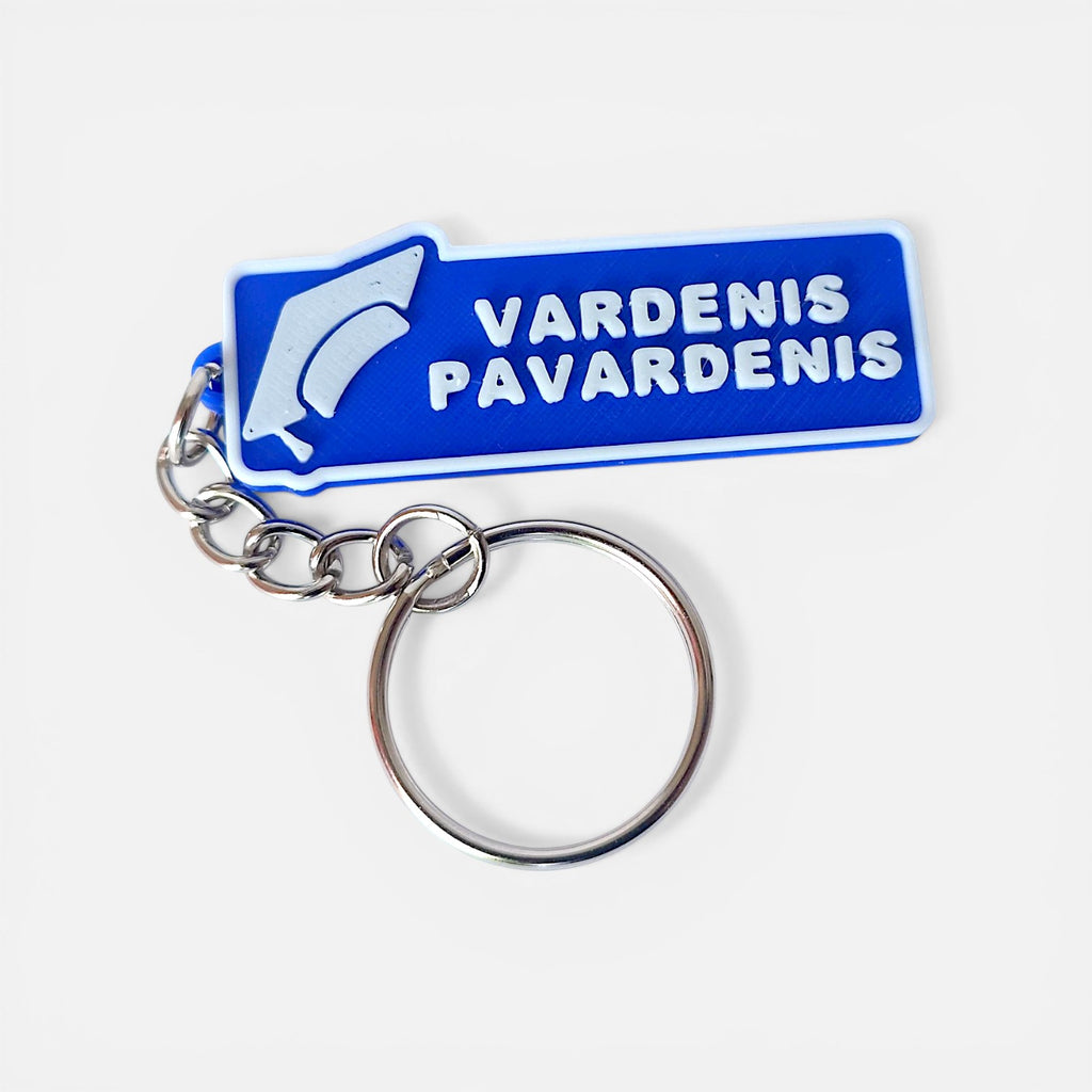 Personalized keychain. 3D printing. 