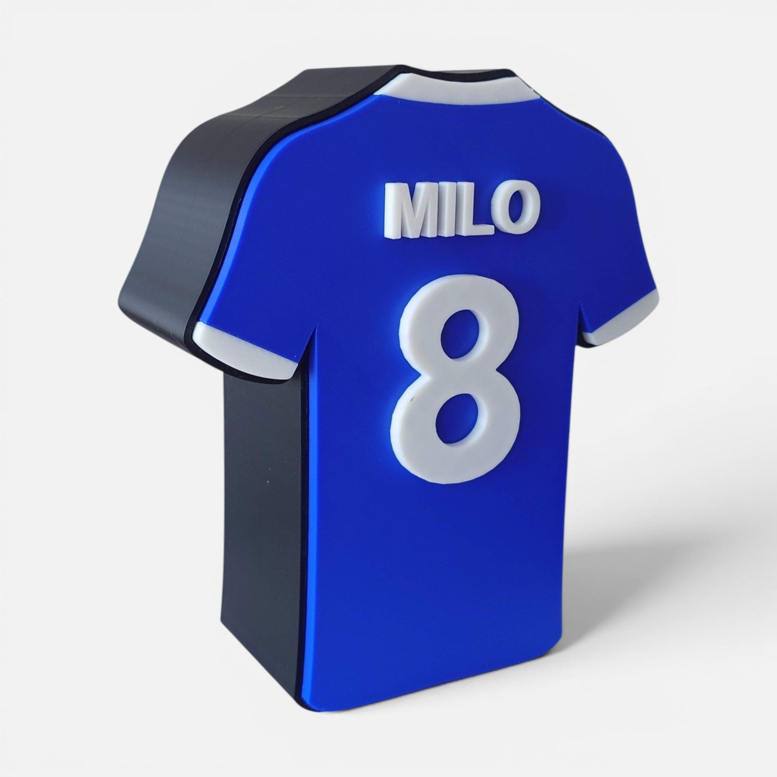 Personalised Football Jersey Soccer Pendant - with Name and Number