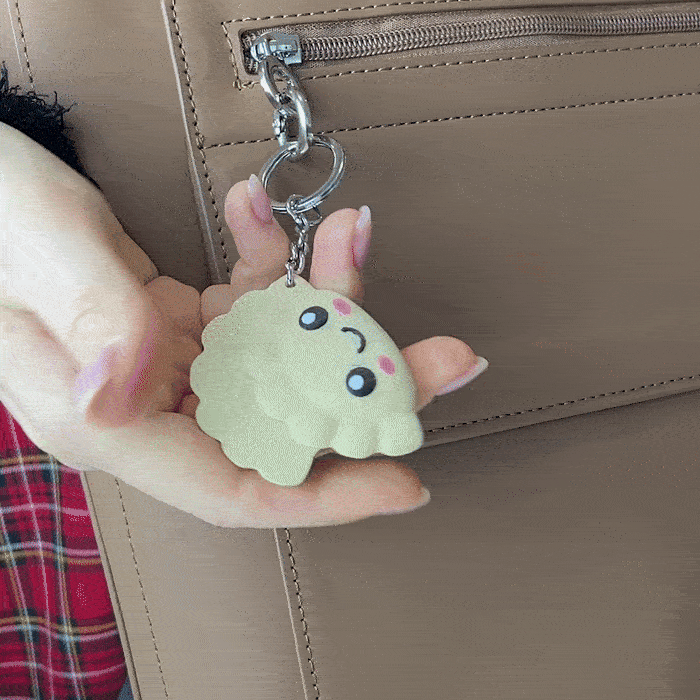 3D printed pendant - fidget toy "Dumpling" 