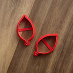 Apple leaf shaped cookie cutter 