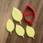 Apple leaf shaped cookie cutter 