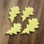 Oak leaf shaped cookie cutter 