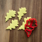 Oak leaf shaped cookie cutter 