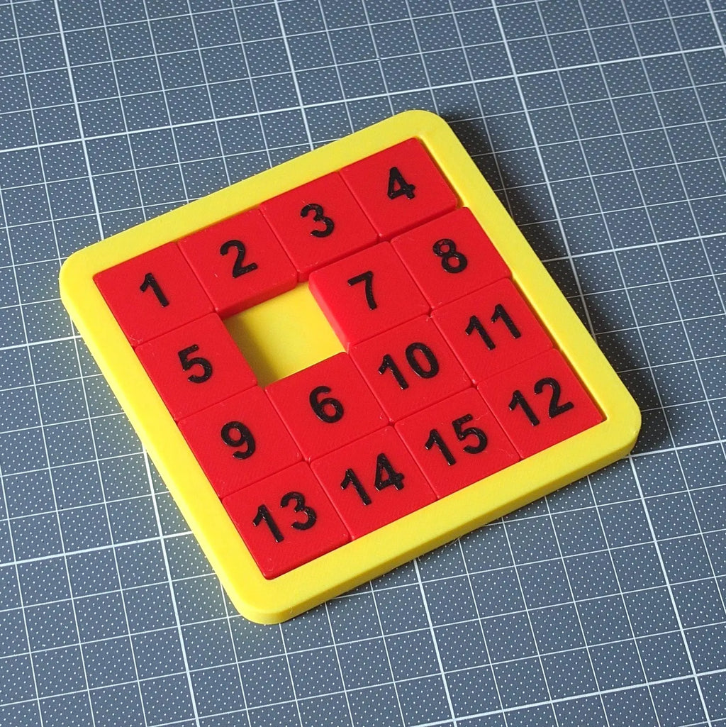 3D Printed Daily Calendar Puzzle