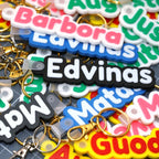 Personalized keychain. 3D printing. 