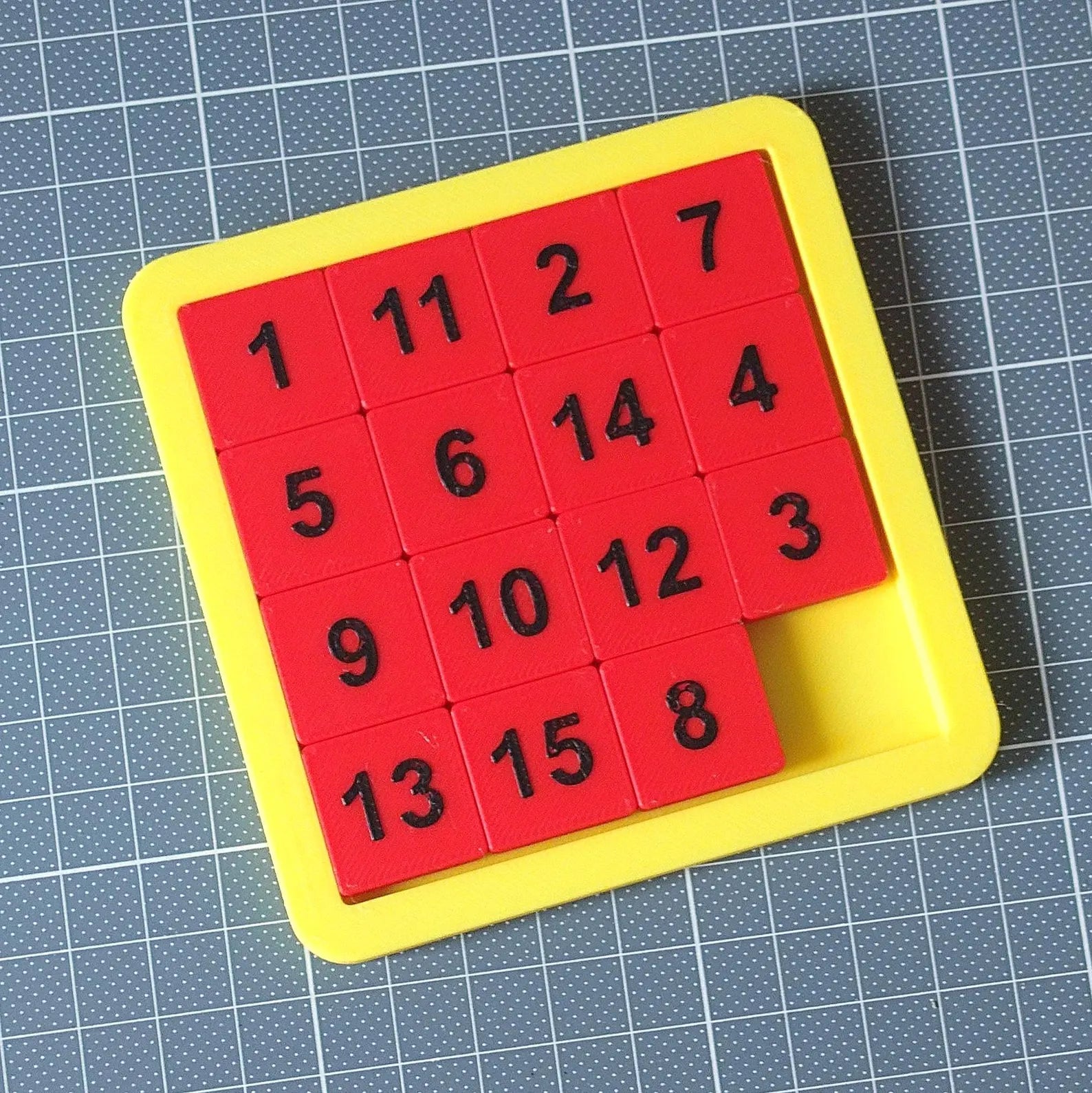 3D Printed Daily Calendar Puzzle