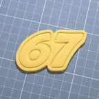 67 (sixty-seven) cookie cutter